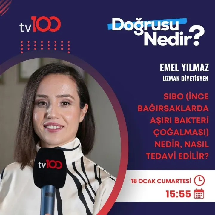 TV100: SIBO Nedir? İnce Bağırsakta Bakteriyel Aşırı Çoğalma ve Beslenme Tedavisi